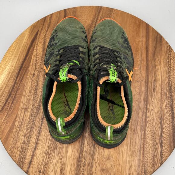 Asics Gel-Fuji Runnegade Shoes Mens 9 Green Trail Running Comfort Hiking Sneaker
